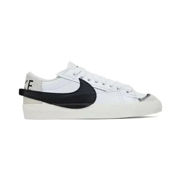 Nike Women's Blazer Low '77 Jumbo DQ1470-101 White/Sail/Black Sz 10 - Picture 3 of 8